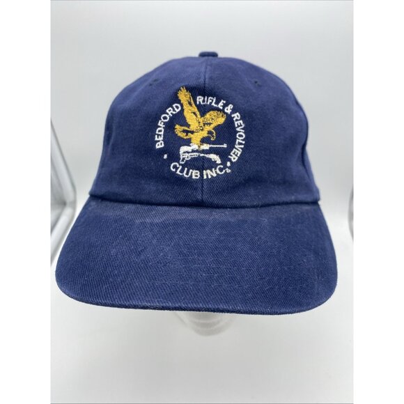 Bedford Rifle & Revolver Club Inc. Blue Cap Hat Snap-back Yupoong - Picture 3 of 10